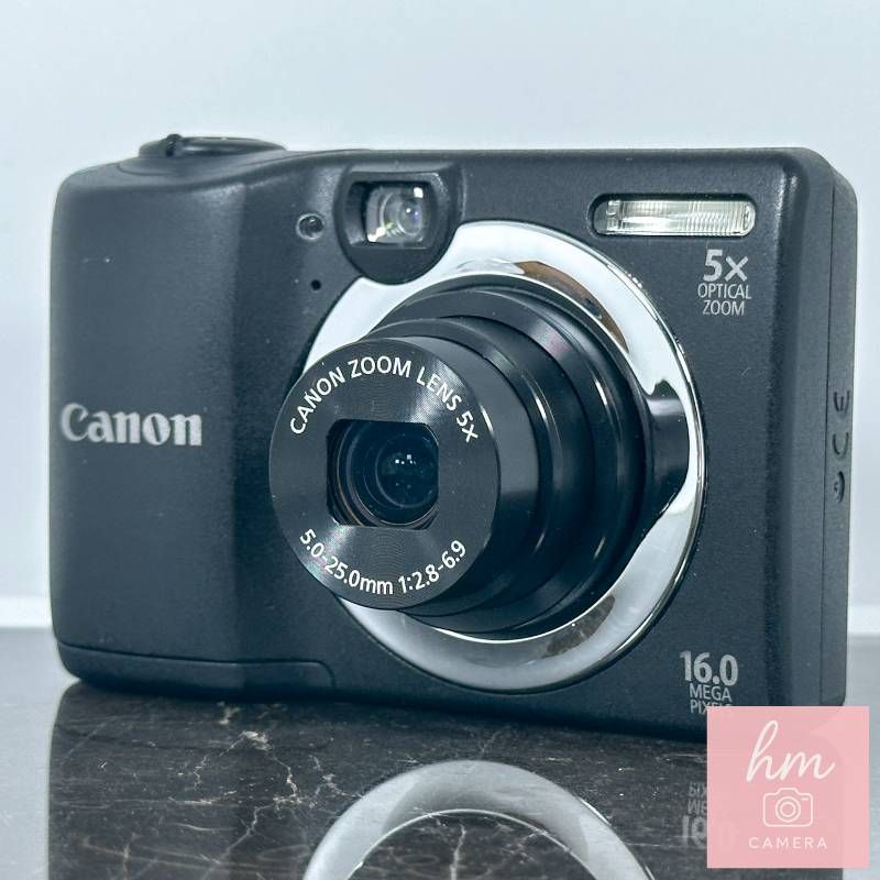 Canon PowerShot A1400 ブラック 1600万画素 光学5倍ズーム 広角28mm