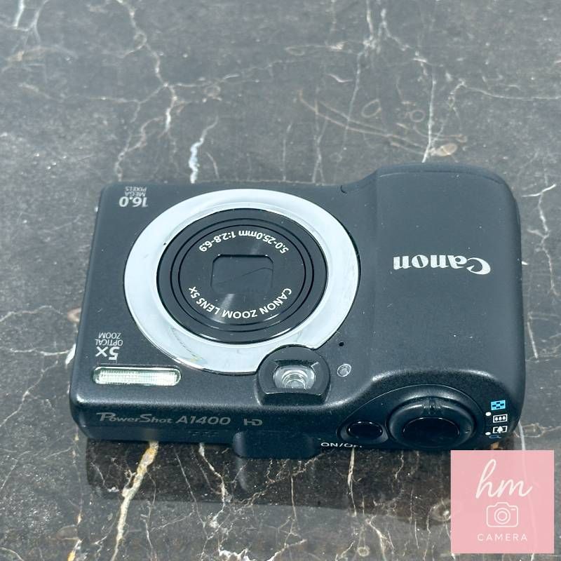 Canon PowerShot A1400 ブラック 1600万画素 光学5倍ズーム 広角28mm