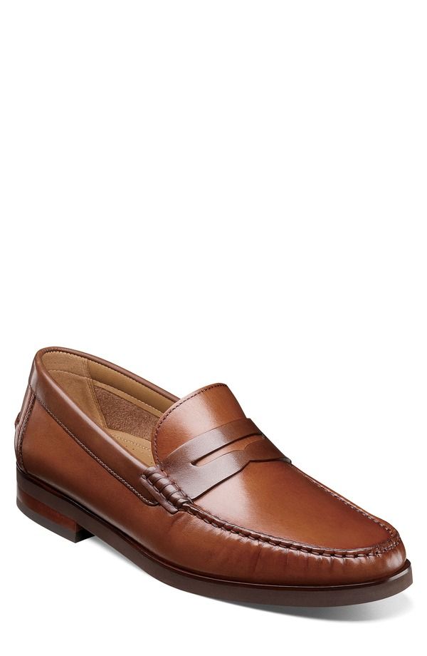 フローシャイム メンズ シューズ ローファー Florsheim Berkley Flex Penny Loafer Cognac