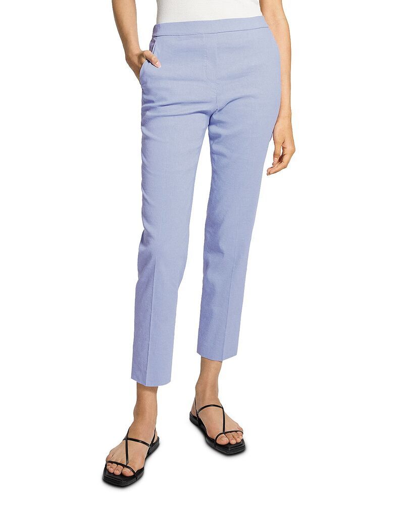 セオリー レディース ボトムス カジュアルパンツ リネン Theory Treeca Good Linen PullOn Pants Lavender Glow ラベンダー