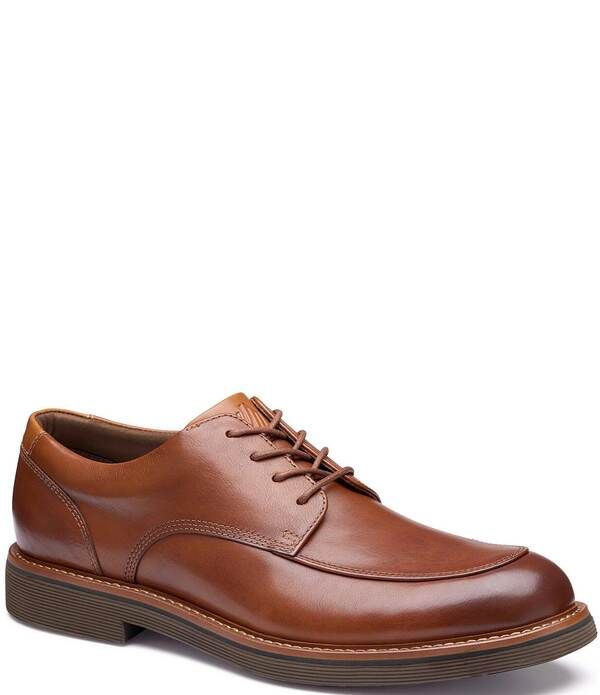ジョンストンアンドマーフィー メンズ シューズ オックスフォード レザー Johnston Murphy Mens Tyson Leather Moc Toe Oxfords Tan タン
