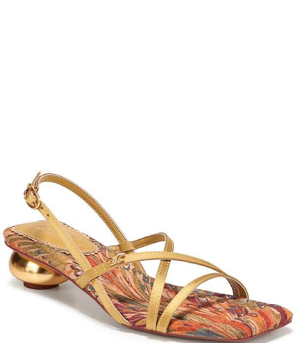 サムエデルマン レディース シューズ ヒール サンダル サテン Circus NY by Sam Edelman Caia Satin Sculpted Heel Strappy Dressandal