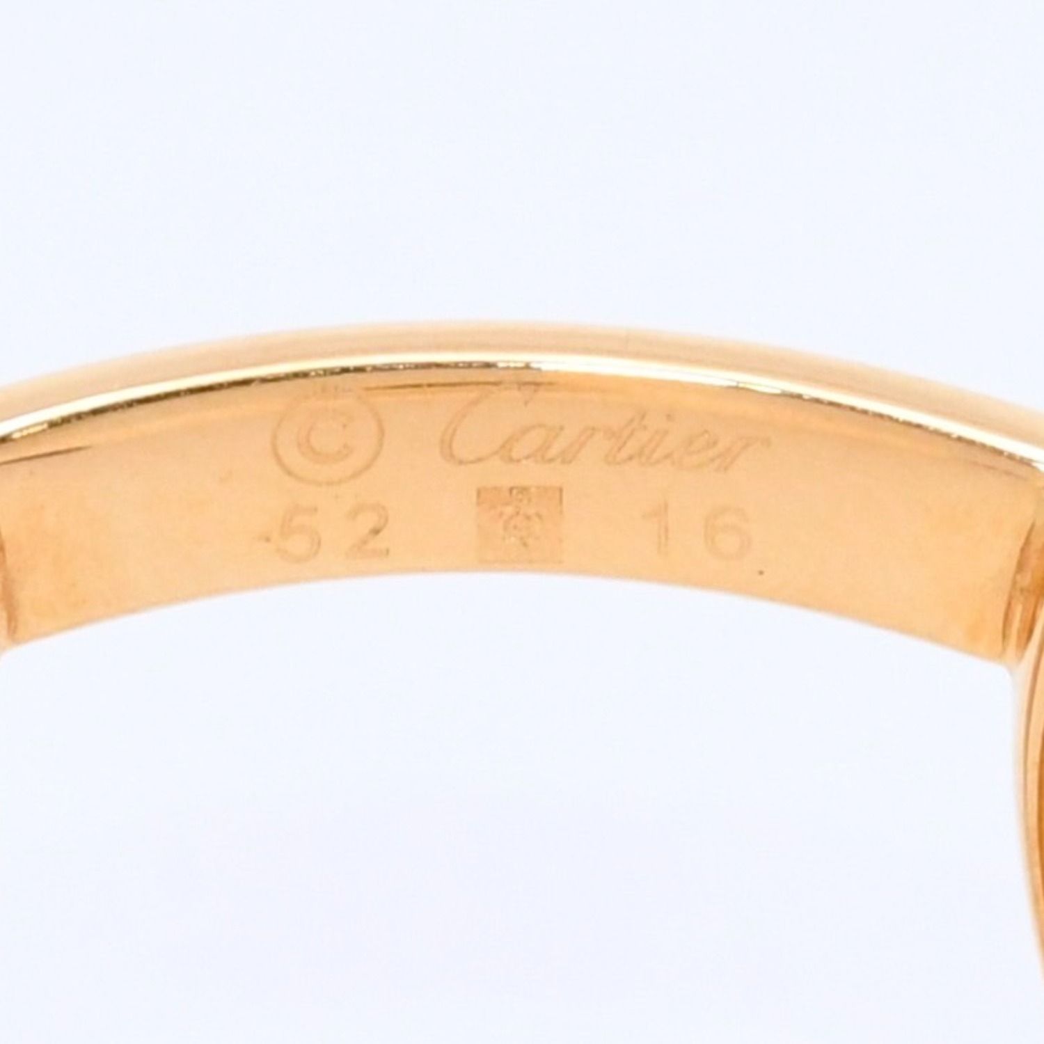 極美品 CARTIER カルティエ トリニティ 伊達メガネ アイウェア サイズ5216 135 ウッドテンプル メタル GP 中古 4a004170