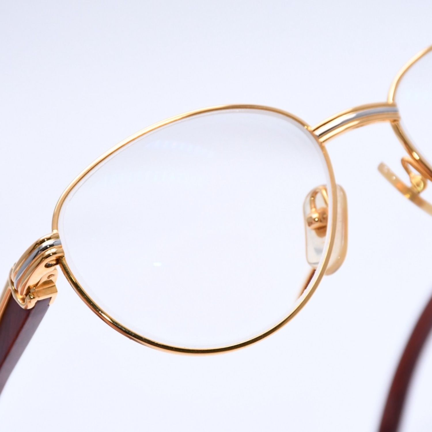 Cartier トリニティ メガネ 極美品 CARTIER カルティエ トリニティ 伊達メガネ アイウェア サイズ