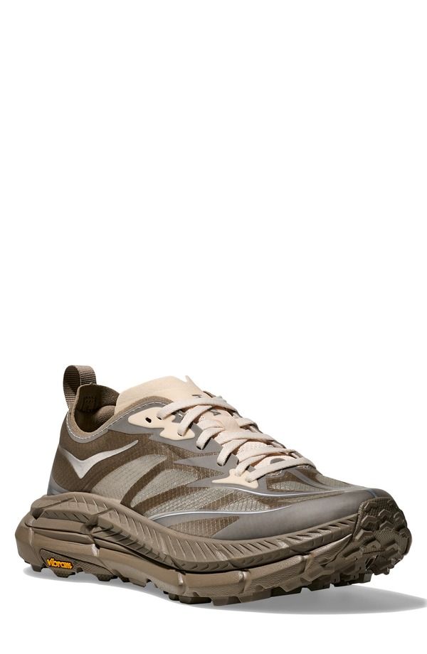 ホカオネオネ メンズ シューズ スニーカー HOKA Mafate Speed 4 Lite Sneaker Light Roast Oatmilk