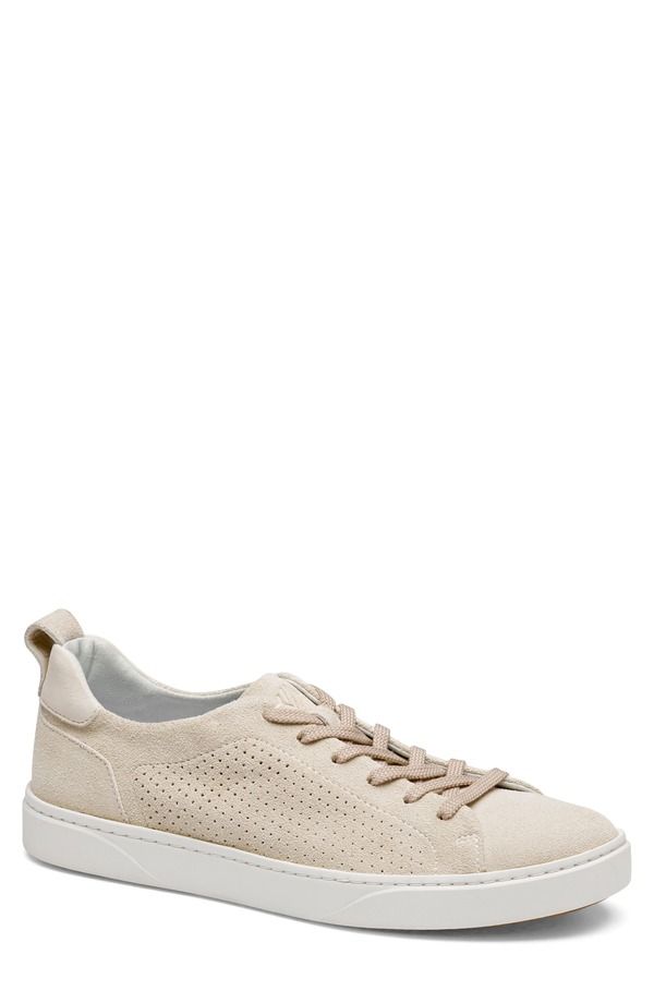 ジョンストンアンドマーフィー メンズ シューズ スニーカー Johnston Murphy Ollie Low Top Sneaker Bone Washable Suede