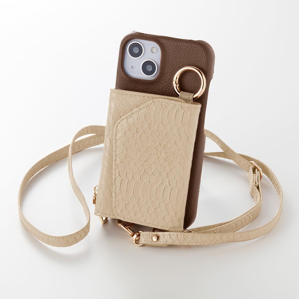 enHANCE スマホケース ショルダーストラップ付 iphone 17 ケース