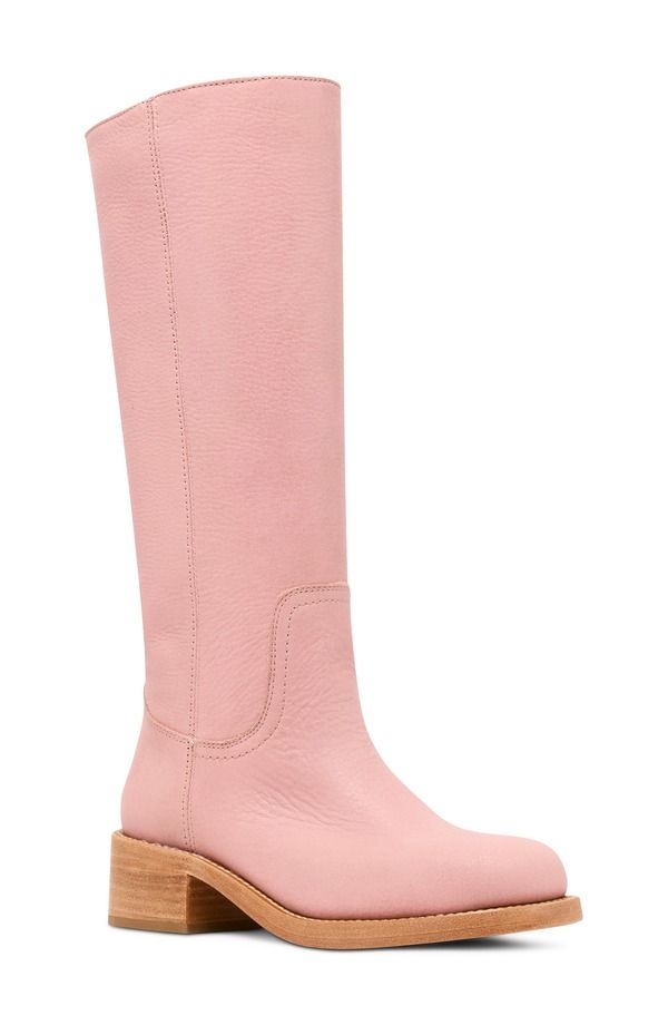 スティーブ マデン レディース シューズ ブーツ・レインブーツ Steve Madden Riggs Knee High Boot Pink Leath ピンク