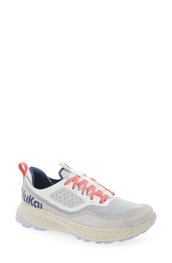 オルカイ レディース シューズ スニーカー OluKai Makiki Wateresistantrail Sneaker Bright White Coastal Blue ホワイト