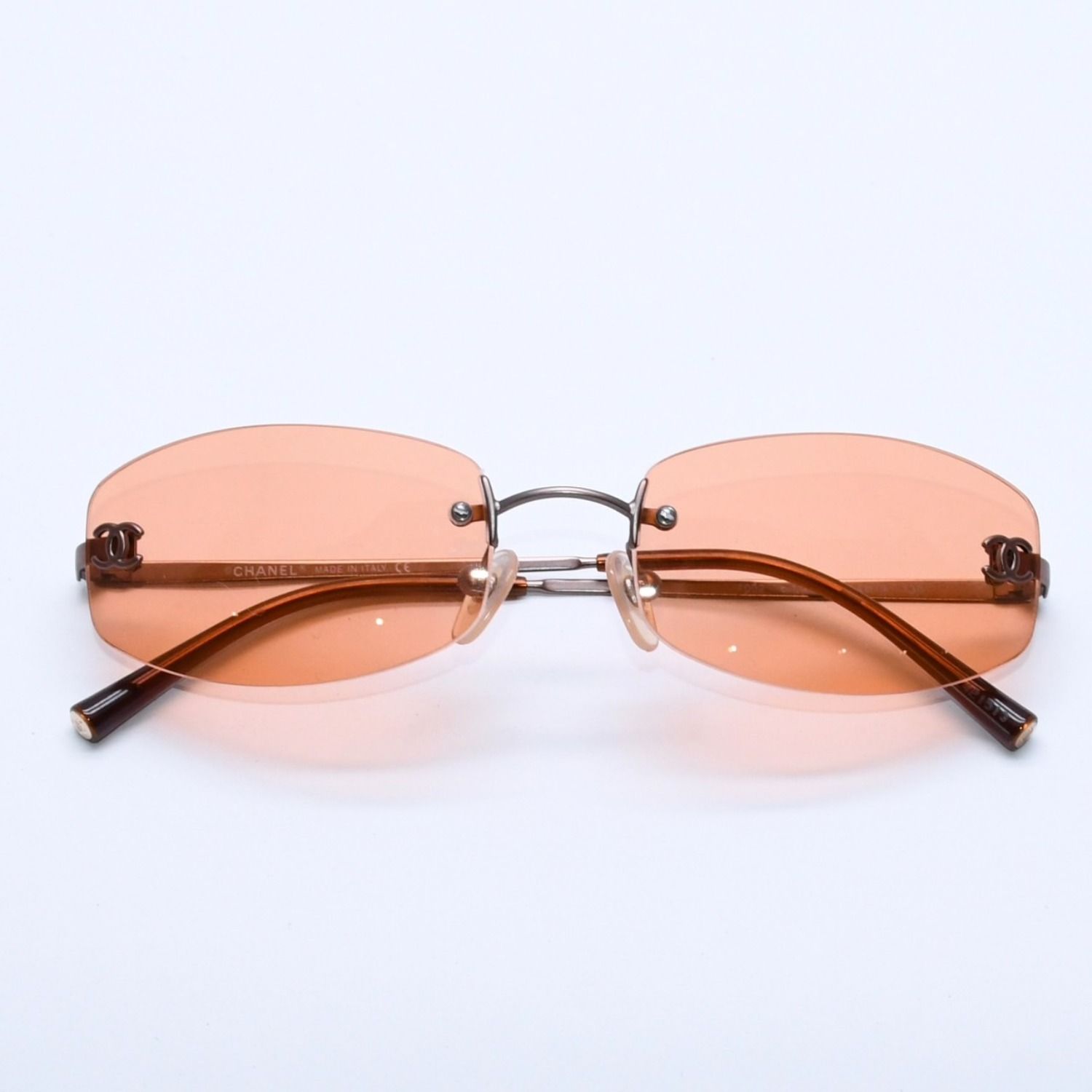 極美品 CHANEL シャネル Sunglasses サングラス 4002 サイドココマーク 