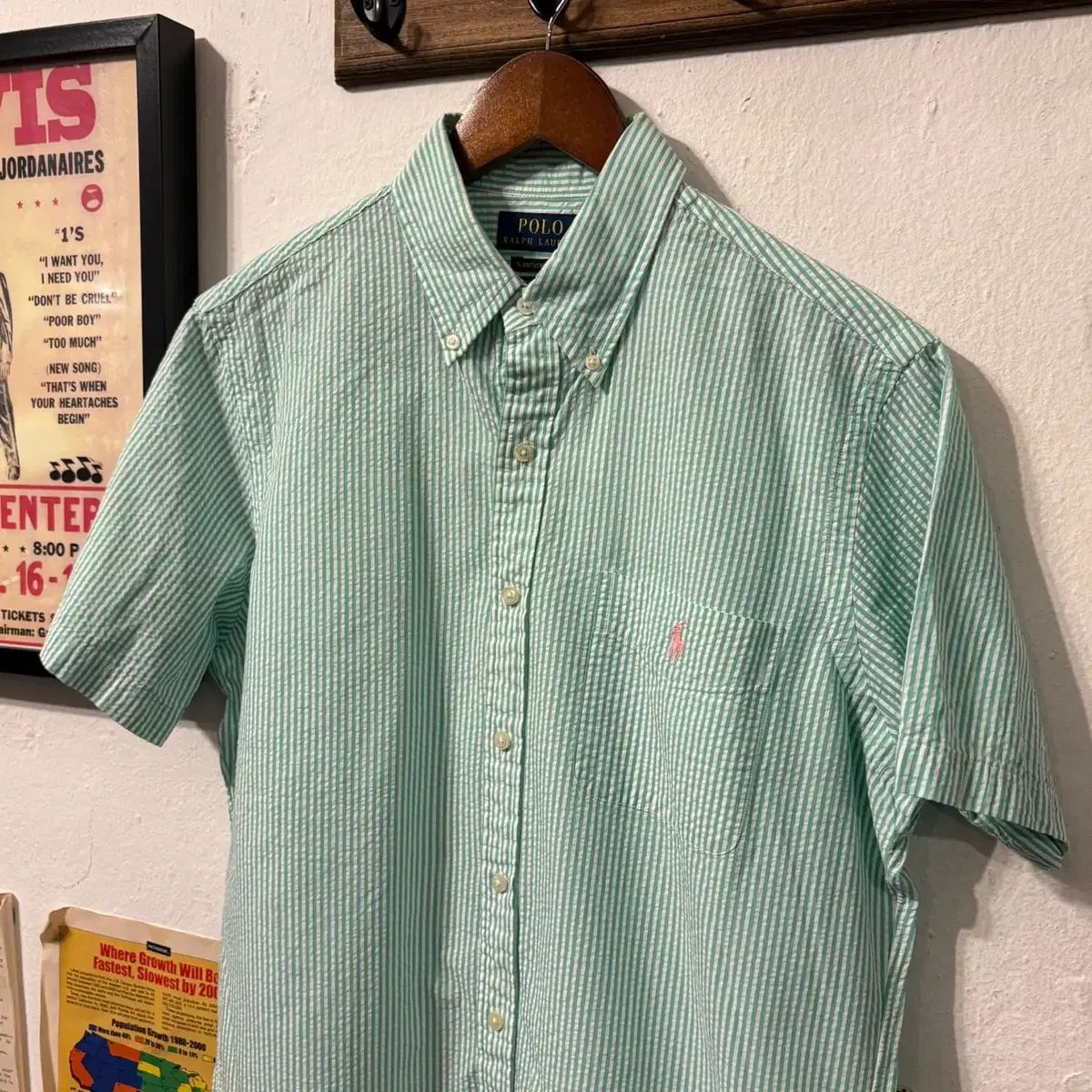 (105) ヴィンテージ ポロシャツ (polo Ralph Lauren Mint)