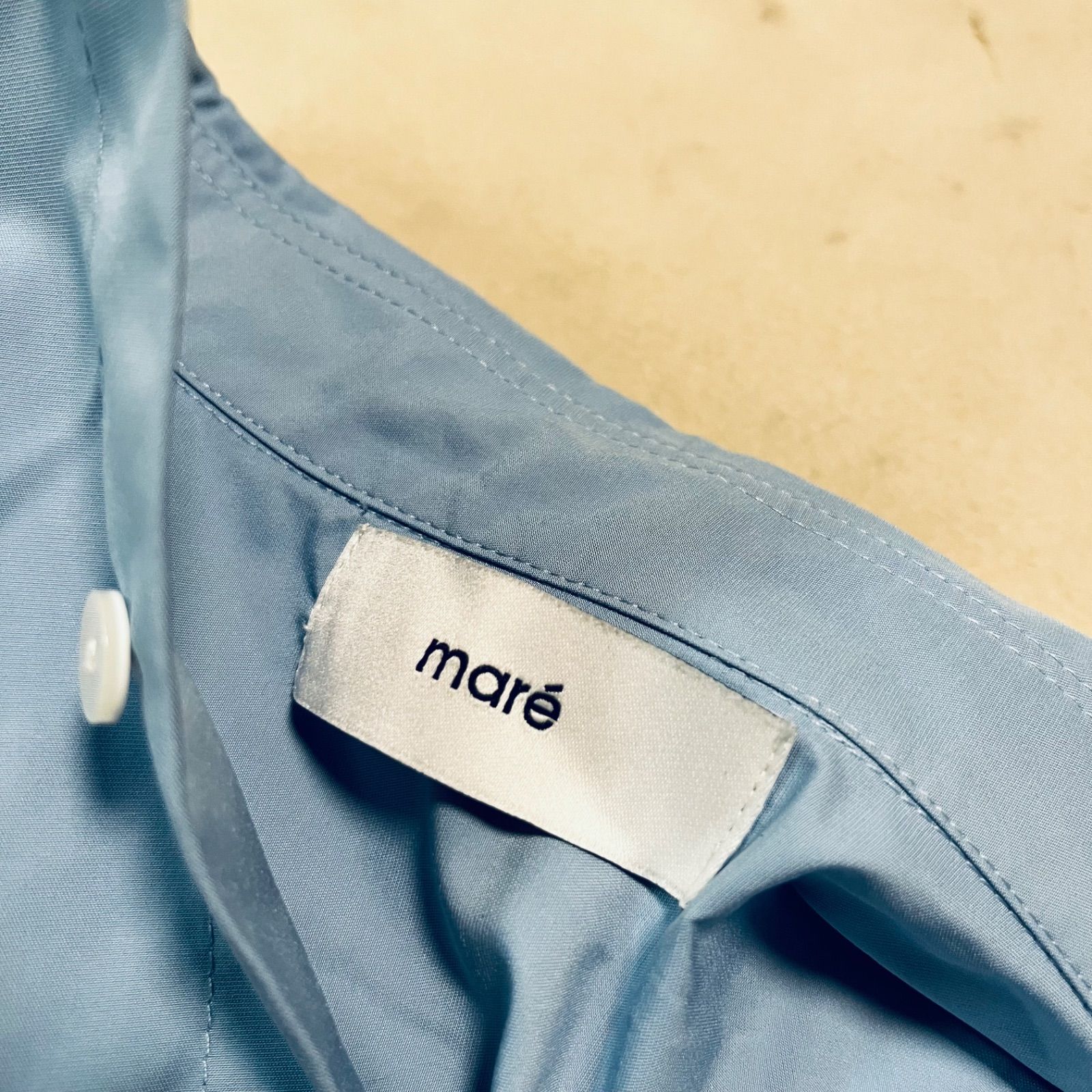 mare マレ Side Slit OverShirt ドロップショルダー 定価19800円