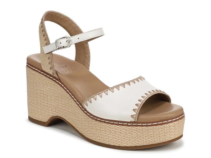 ナチュライザー レディース シューズ サンダル プラットフォーム NaturalizerDella Platform Sandal White ホワイト