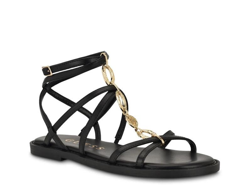 ゲス レディース シューズ サンダル GuessGrunge Gladiator Sandal Black ブラック