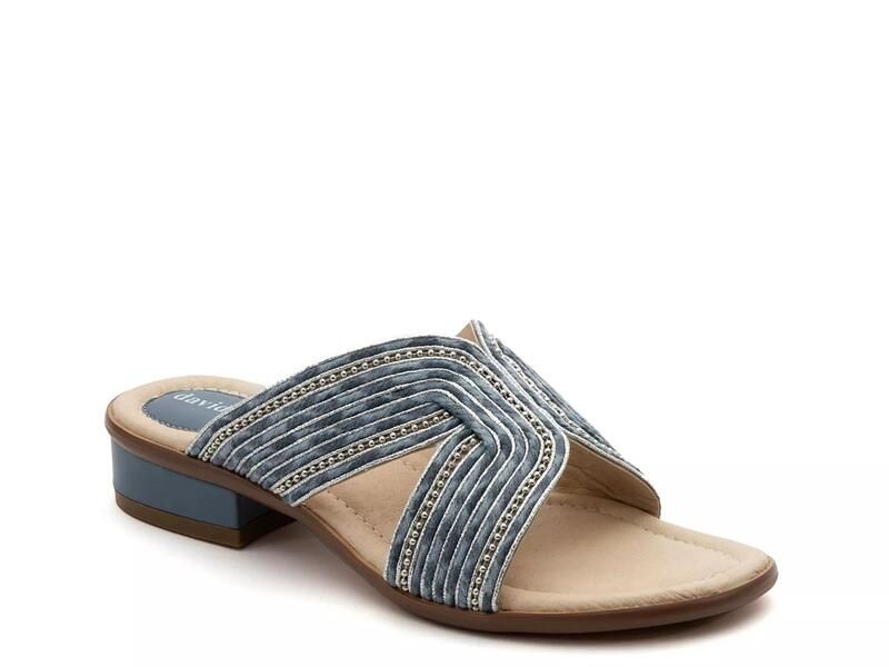 ダイビッドテイト レディース シューズ サンダル David TateThrive Sandal Denim Blue デニム