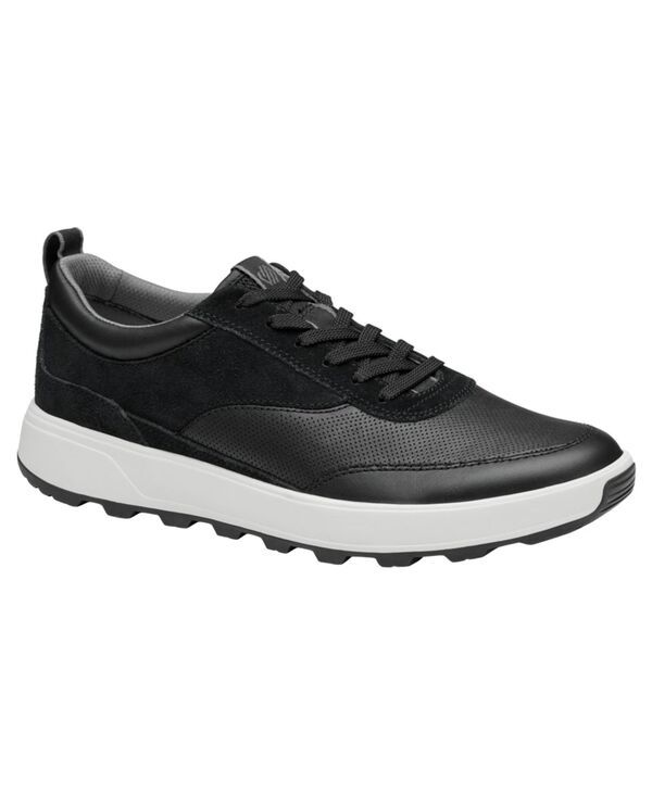 ジョンストンアンドマーフィー メンズ シューズ スニーカー Johnston Murphy Mens Lucas UThroat Round Toe Sneakers Black Full Grain