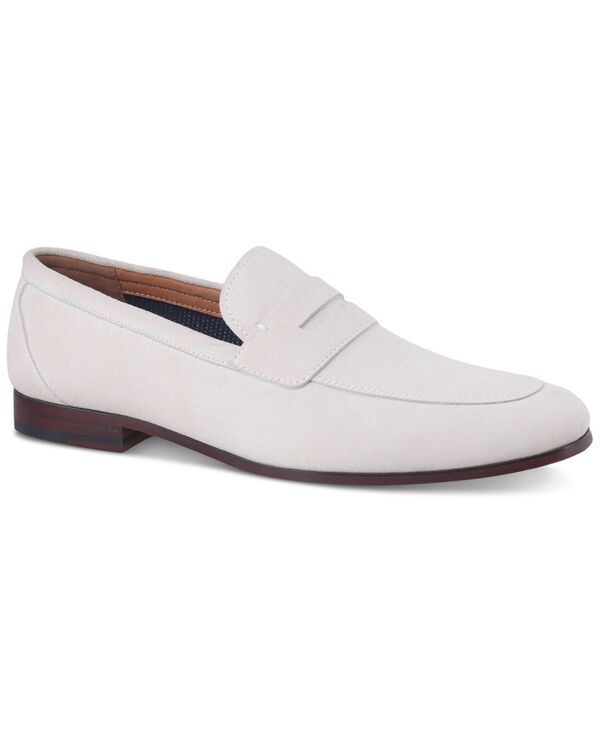 バースリー メンズ シューズ スリッポン・ローファー スエード Bar III Mens Baldwinn Suede Penny Loafer Light Beige ベージュ