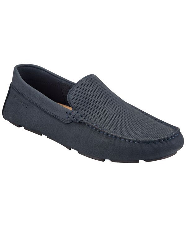ロックポート メンズ シューズ スリッポン・ローファー Rockport Mens Rodger Dress Casualoafers Dark Blue Leather ブルー
