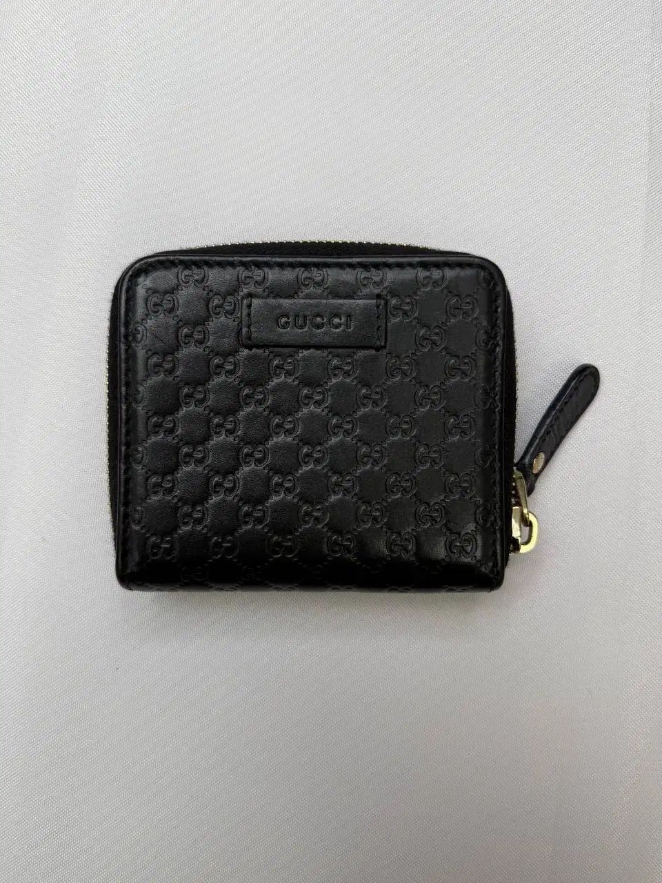 正規品 グッチ マイクロシマ レディース 二つ折り財布 449395