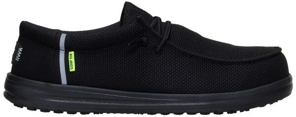 ヘイデュード メンズ シューズ スニーカー Hey Dude Mens Wally Work Composite Toe Shoes Black ブラック