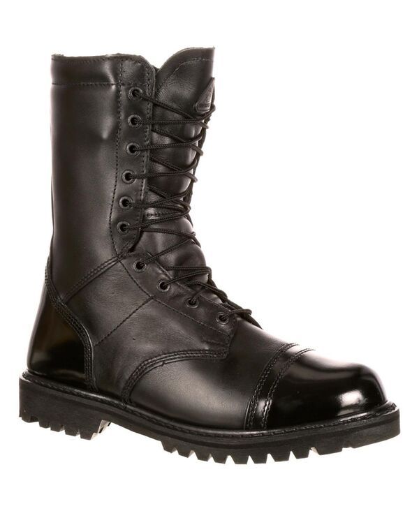 ロッキー メンズ シューズ ブーツ・レインブーツ ROCKY Mens Waterproof 200G Insulated Side Zipper Jump Boot Black ブラック