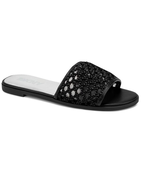ダナ キャラン ニューヨーク レディース シューズ スリッポン・ローファー サンダル DKNY Womens Winter SlipOn Flat Sandals Black ブラック