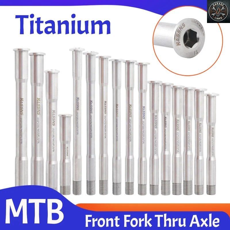 チタン製スルーアクスル 1142 1148 1100 15x110 フロント MTB 超軽量 リア TI スルーアクスル BOOST 12MM 15MM ダート マウンテン ロード