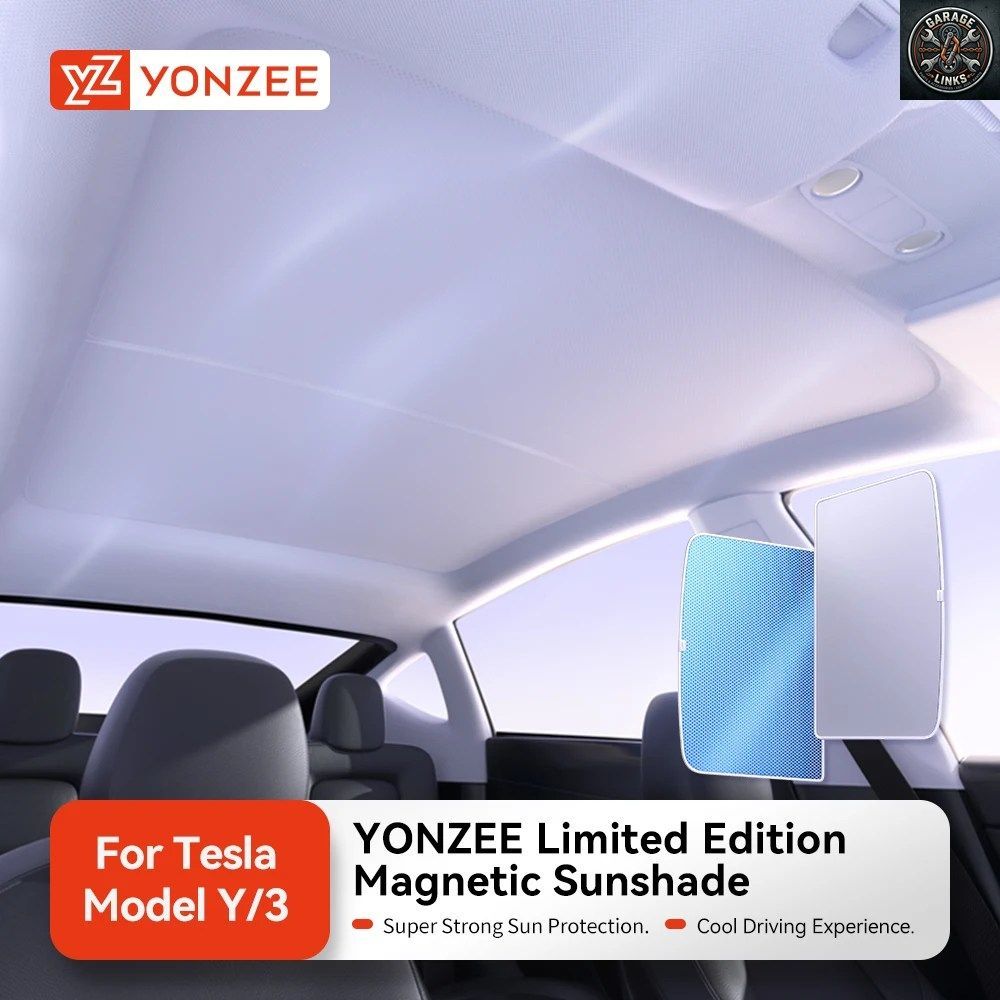 YZサンルーフハニカムサンズテスラモデル3ハイランド24モデルY2021-26サンペアガラスフロントリアスカイライトアクセサリー