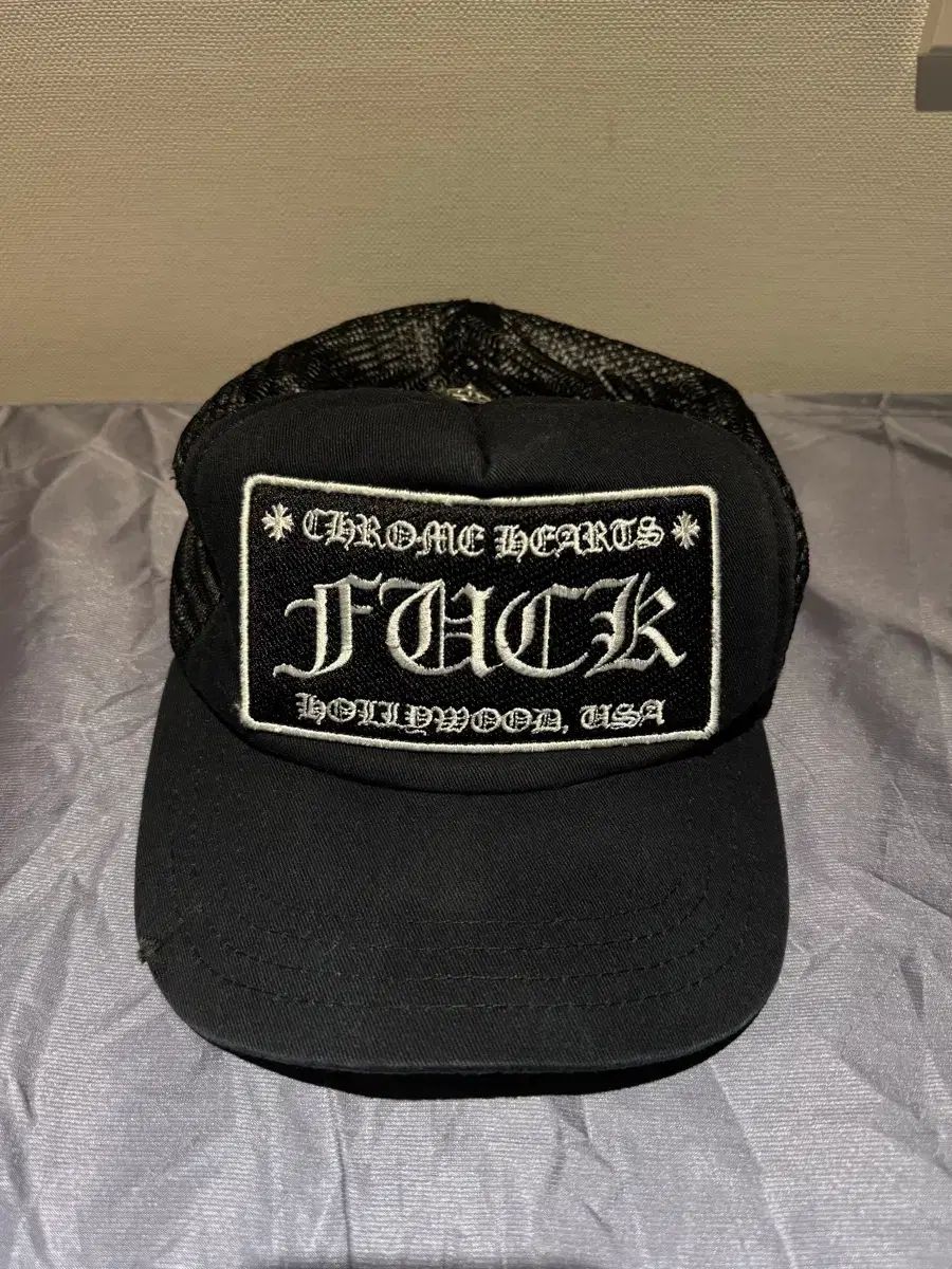 クロムハーツ ハリウッド fuck トラッカーハット ブラック