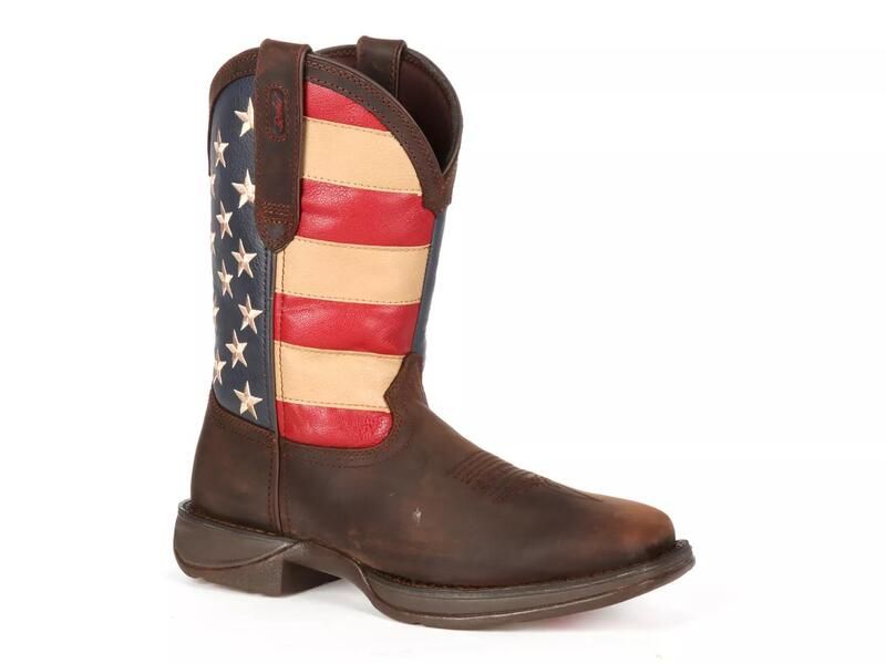 ドゥランゴ メンズ シューズ ブーツ・レインブーツ DurangoRebel Patrioticowboy Boot Dark BrownAmerican Flag ブラウン