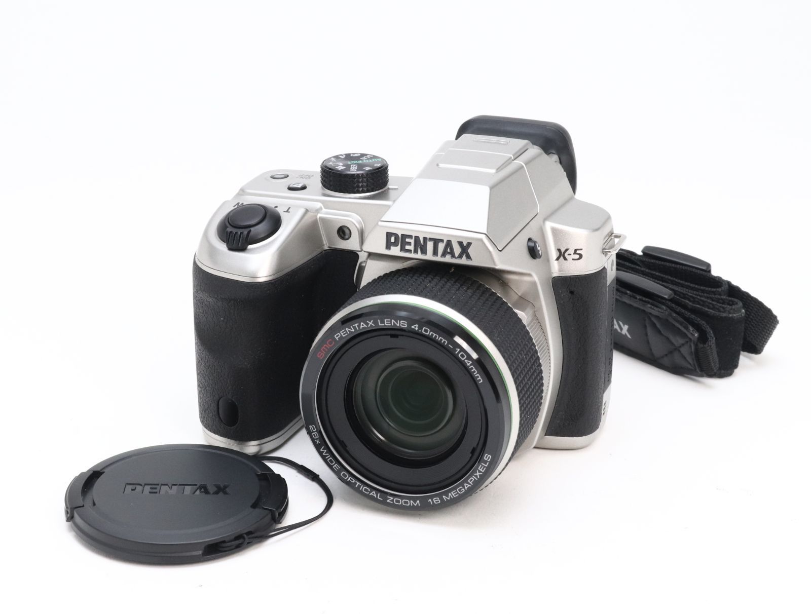 AA- (極上品) PENTAX ペンタックス X-5 クラシックシルバー 初期不良返品対応 66-50