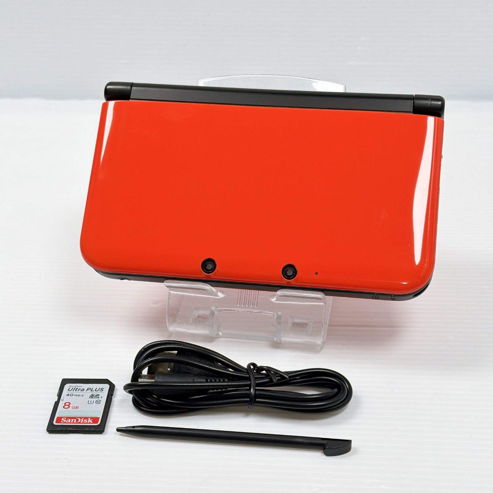 美品 ニンテンドー 3DSLL オレンジブラック 遊べるセット 動作確認済み Nintendo ds 3dsll 3DS LL 任天堂 管理番号M2034