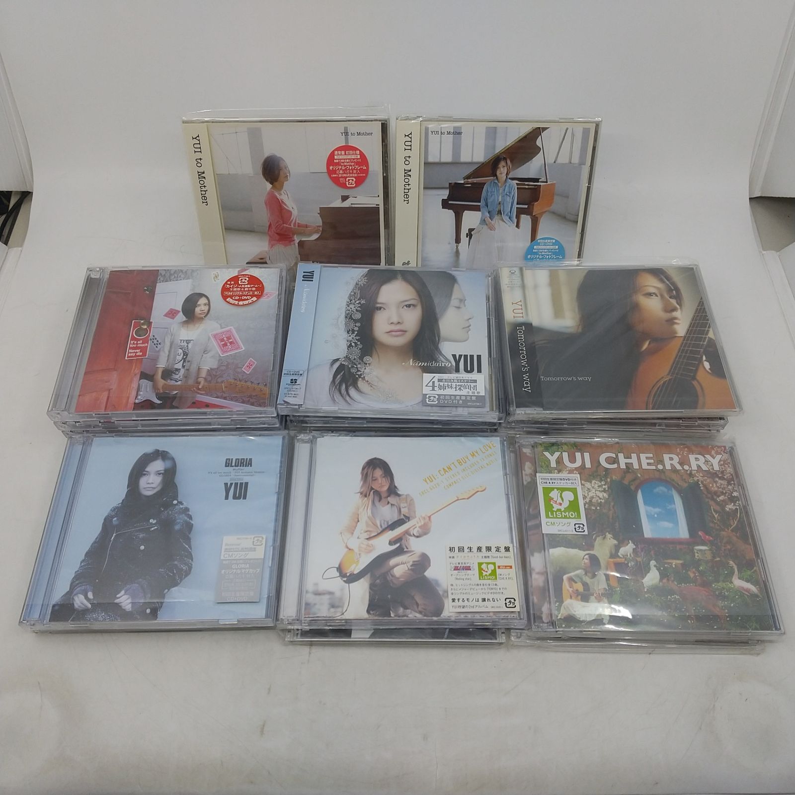 YUI アルバムシングルCD＋DVD初回限定盤セット　大量まとめて まとめ売り】YUI CD 21点まとめ売り シングル アルバム 2606Sth23