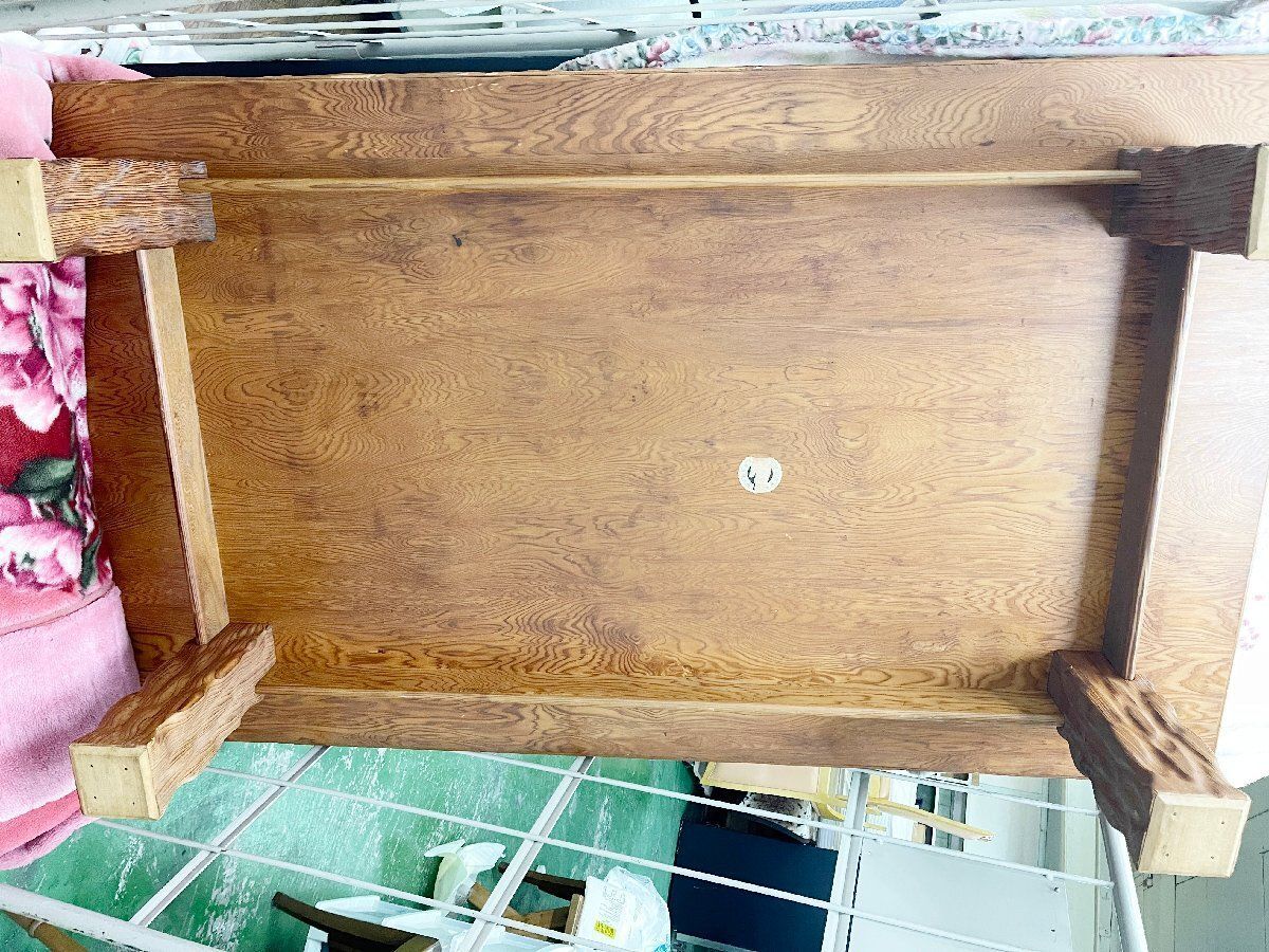 東ハ:希少屋久杉一枚板 座卓 約160×96㎝ 高さ約36㎝ 天然木 座敷机