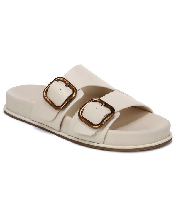 ジャーニ ベルニーニ レディース シューズ サンダル Giani Bernini Womens Zariah Slide Footbed Flat Sandals White Linen ホワイト