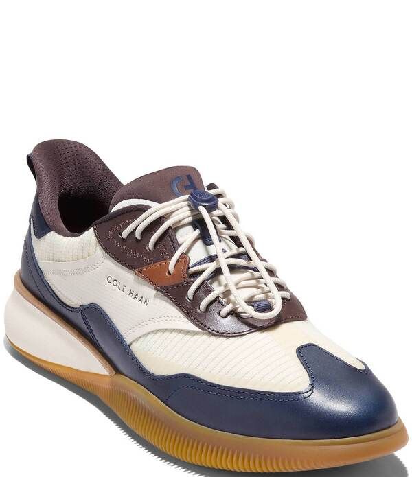 コールハーン メンズ シューズ スニーカー Cole Haan Mens 6ZEROGRAND Sneakers IvoryNavy BlazerCH Dark Chocolate アイボリー