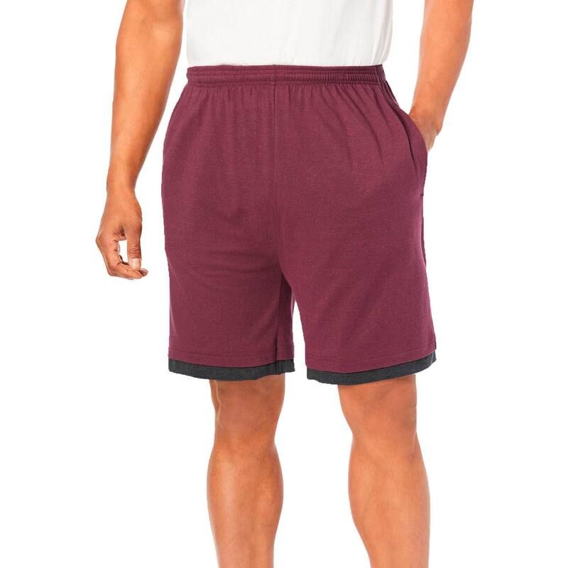 キングサイズ レディース ボトムス ハーフパンツ・ショーツ トール ショートパンツ ダウン ジャージー KingSize Mens Big Tall HangDown Lightweight Jers