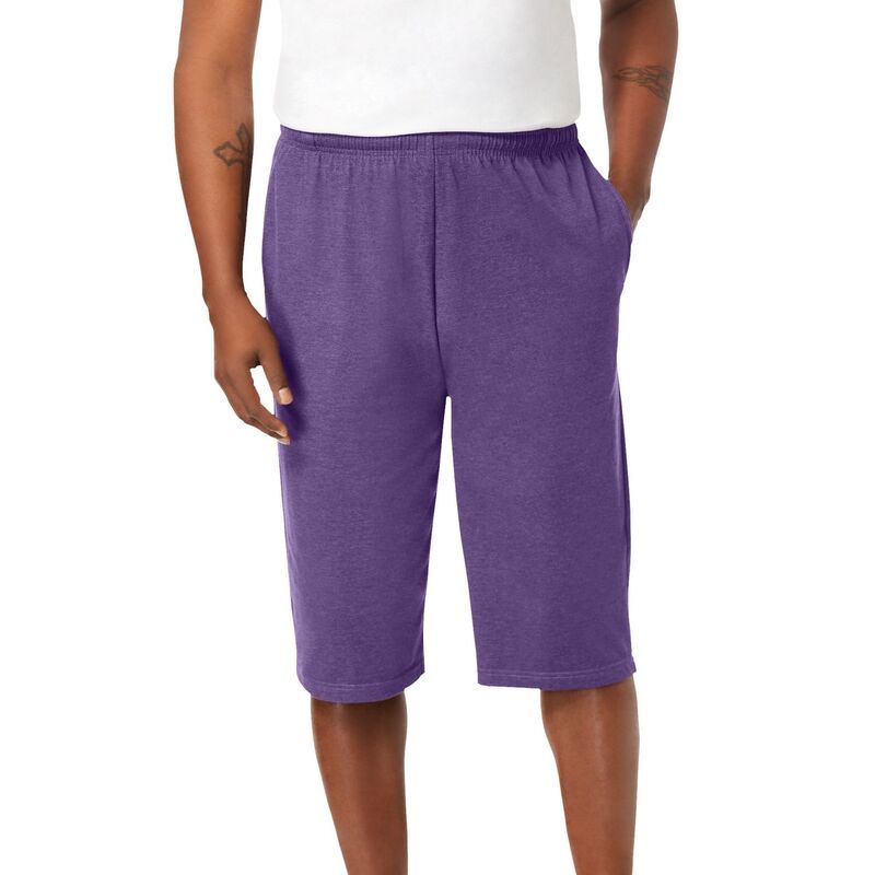 キングサイズ レディース ボトムス ハーフパンツ・ショーツ トール ショートパンツ ジャージー KingSize Mens Big Tallightweight Longer Length Jerse