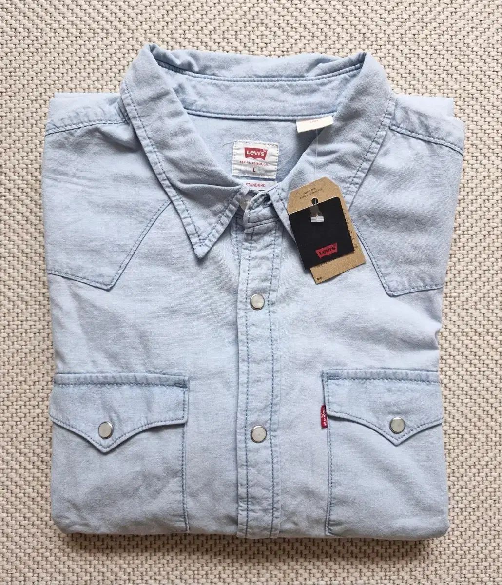 新品 リーバイス スタンダード ウエスタンシャツ L