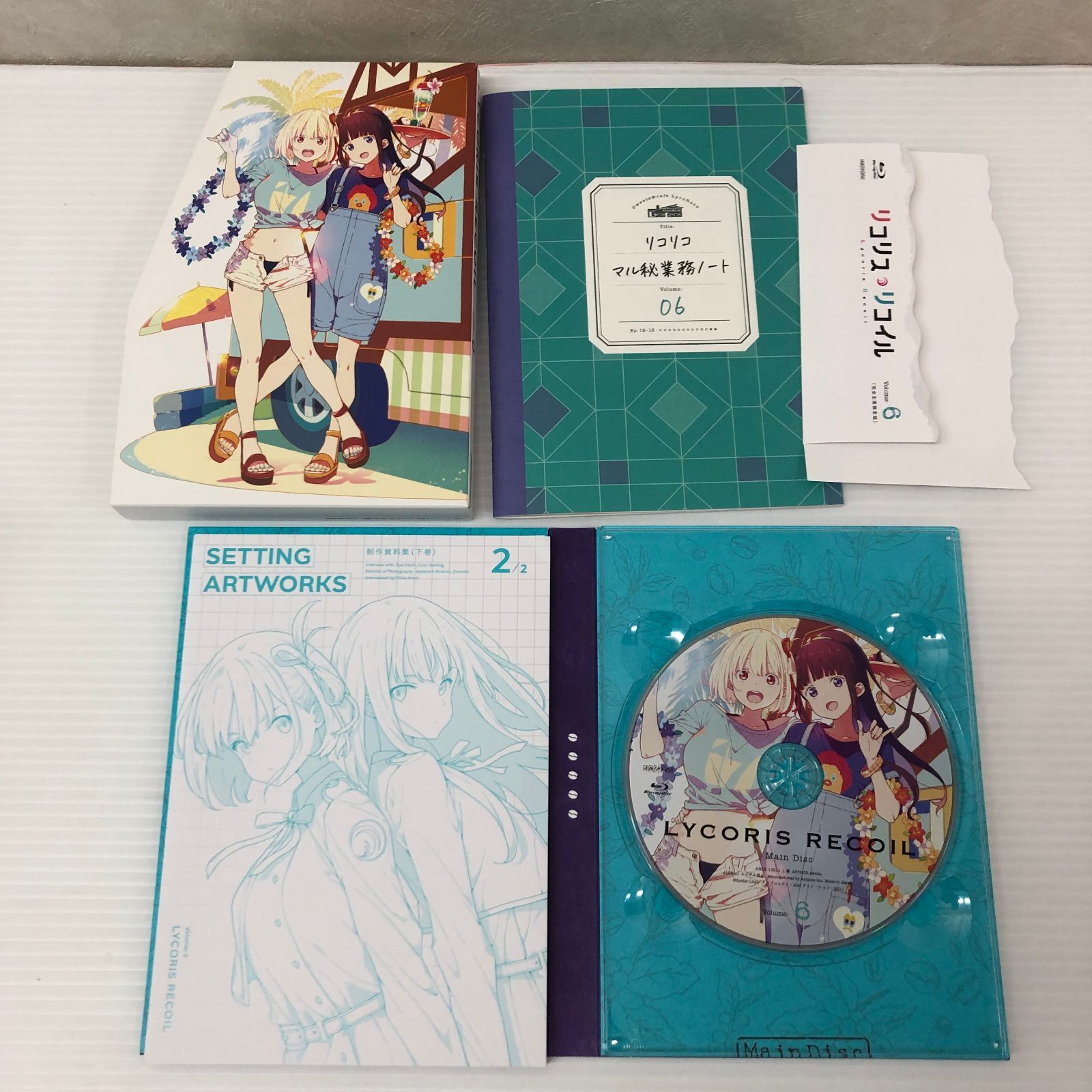 △【Blu-ray】リコリスリコイル Blu-ray 限定版 全6巻 セット 全巻収納