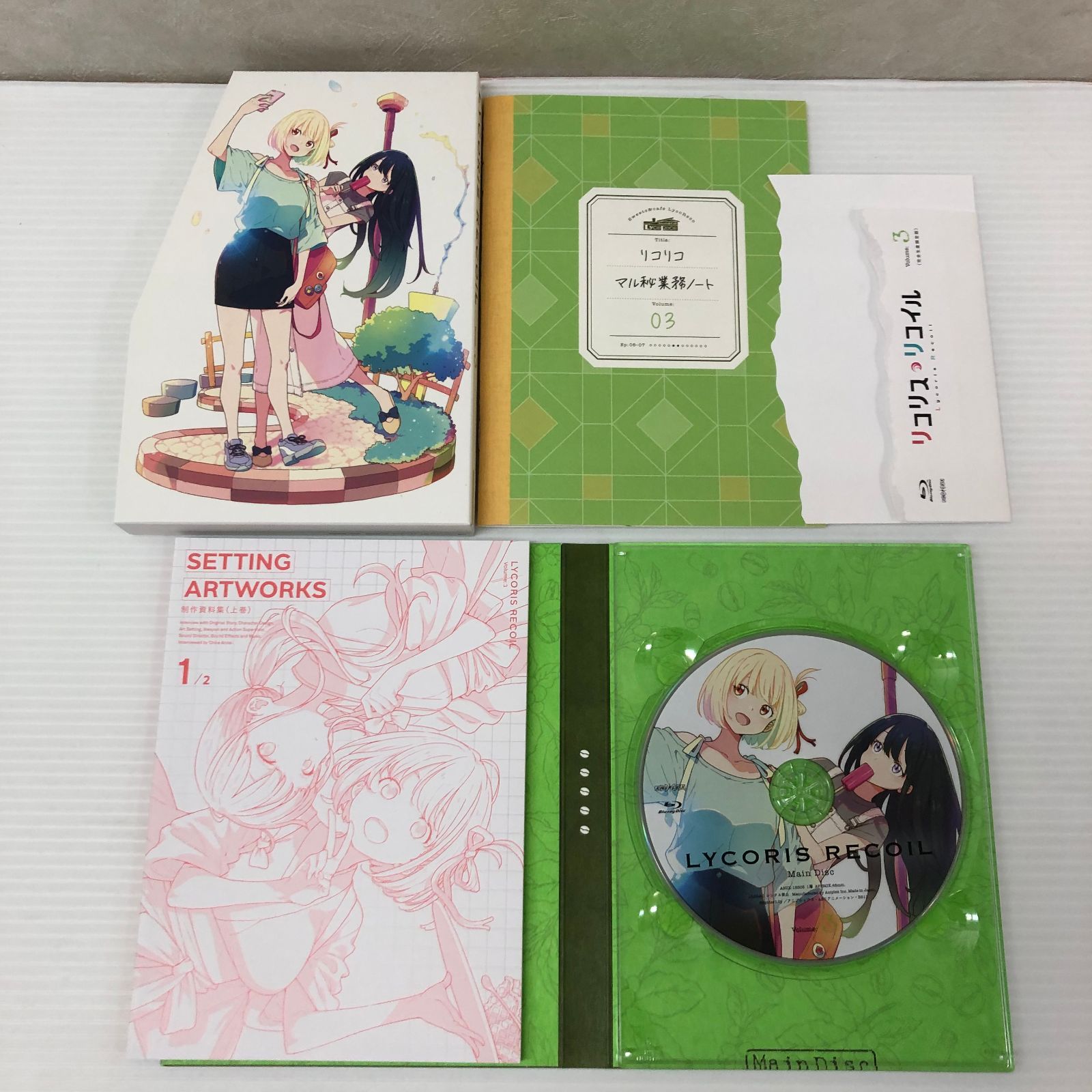 △【Blu-ray】リコリスリコイル Blu-ray 限定版 全6巻 セット 全巻収納
