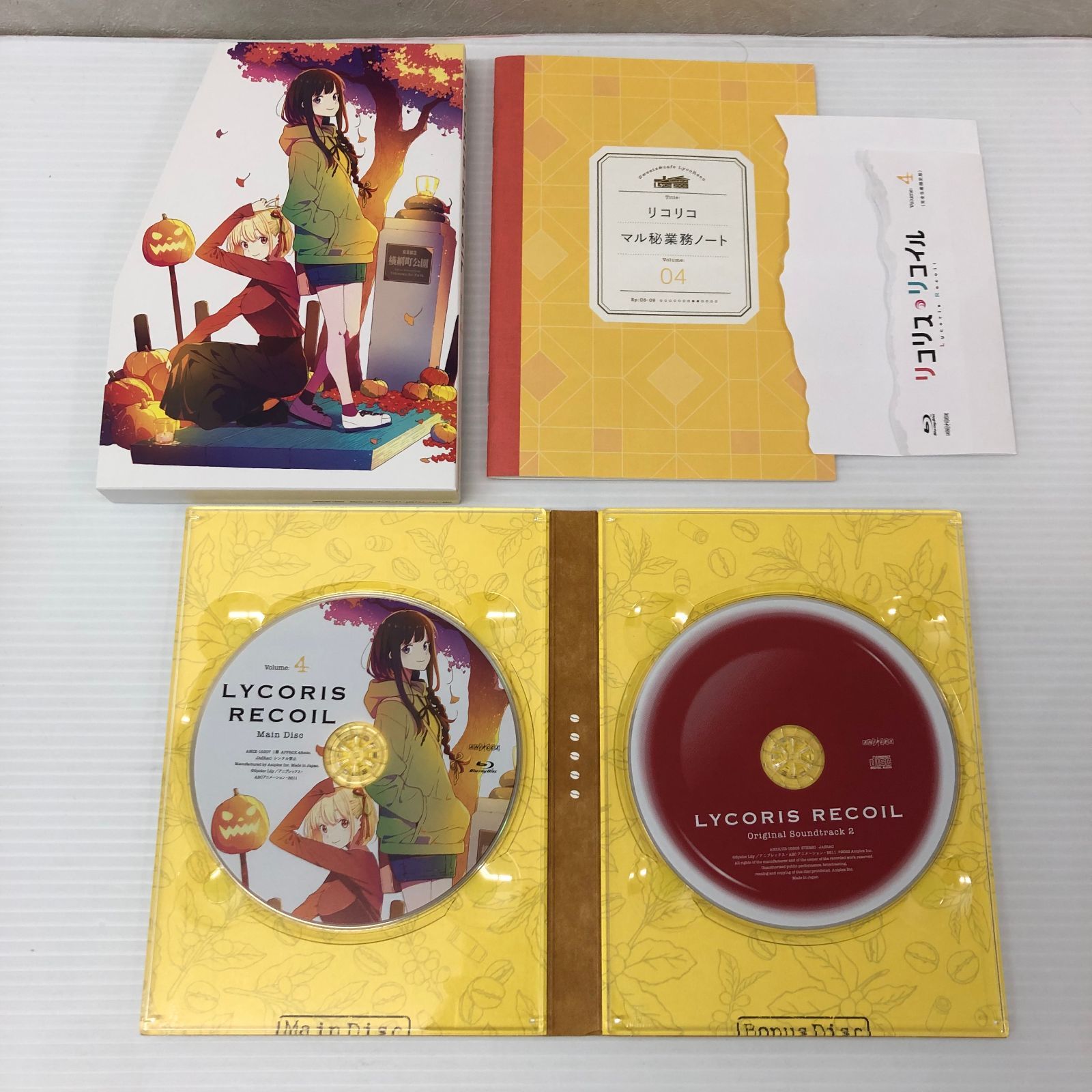 △【Blu-ray】リコリスリコイル Blu-ray 限定版 全6巻 セット 全巻収納