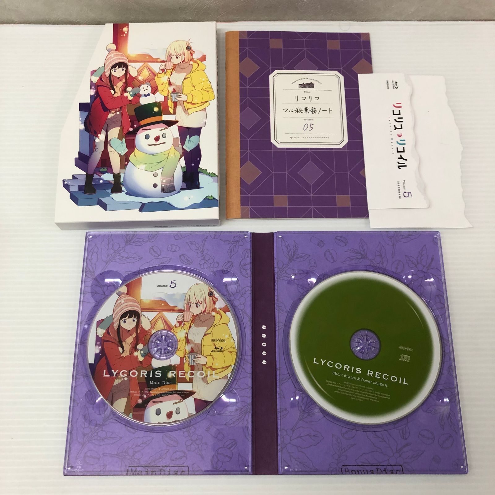 △【Blu-ray】リコリスリコイル Blu-ray 限定版 全6巻 セット 全巻収納