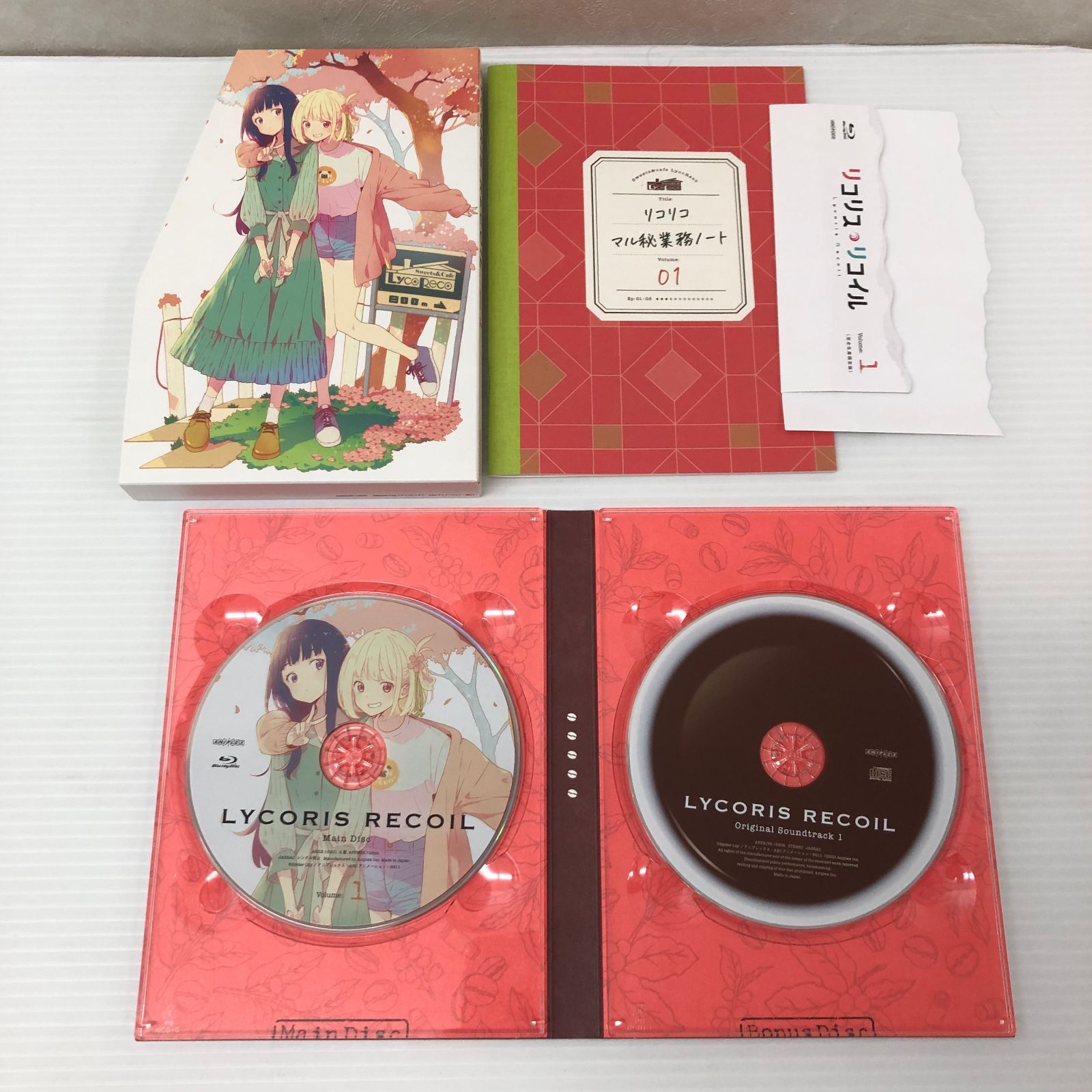 △【Blu-ray】リコリスリコイル Blu-ray 限定版 全6巻 セット 全巻収納