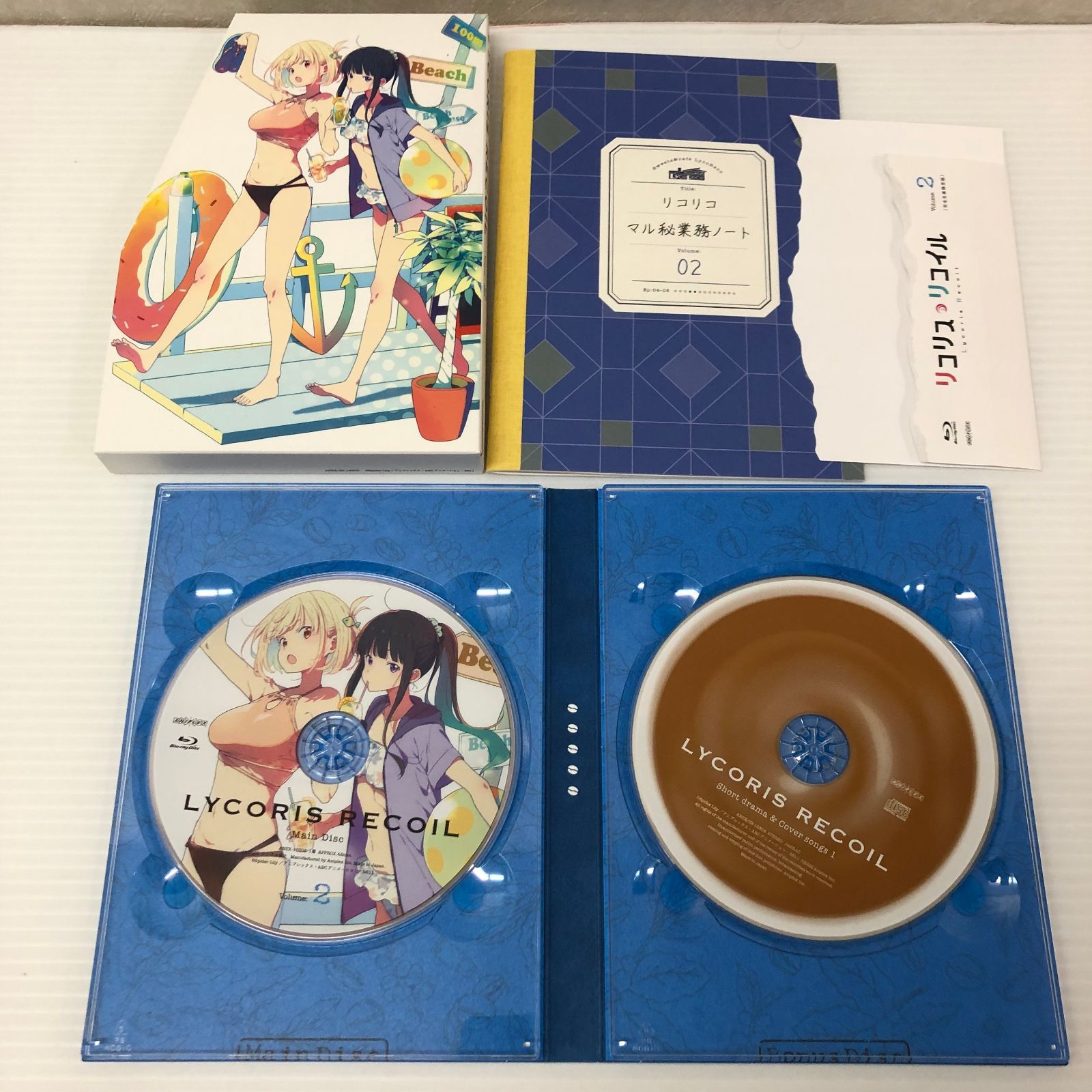 △【Blu-ray】リコリスリコイル Blu-ray 限定版 全6巻 セット 全巻収納