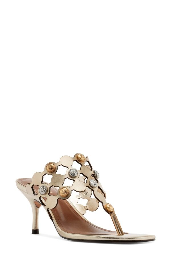 アレッツォ レディース シューズ ヒール サンダル Arezzo Haven Sandal Platino