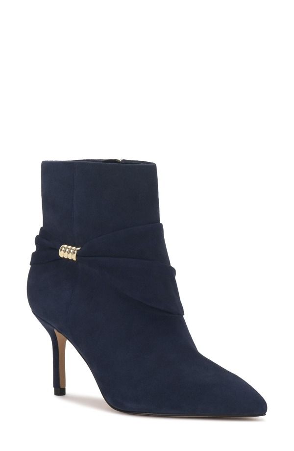 ヴィンスカムート レディース シューズ ブーツ・レインブーツ Vince Camuto Murlea Bootie Deep Navy ネイビー