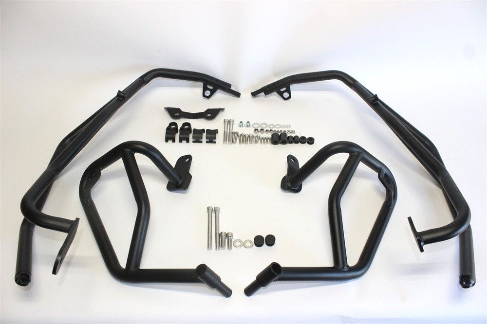 BMW用 M1000XR 2024 以降 ステンレス アッパー＆アンダー エンジンガード set 黒艶なし