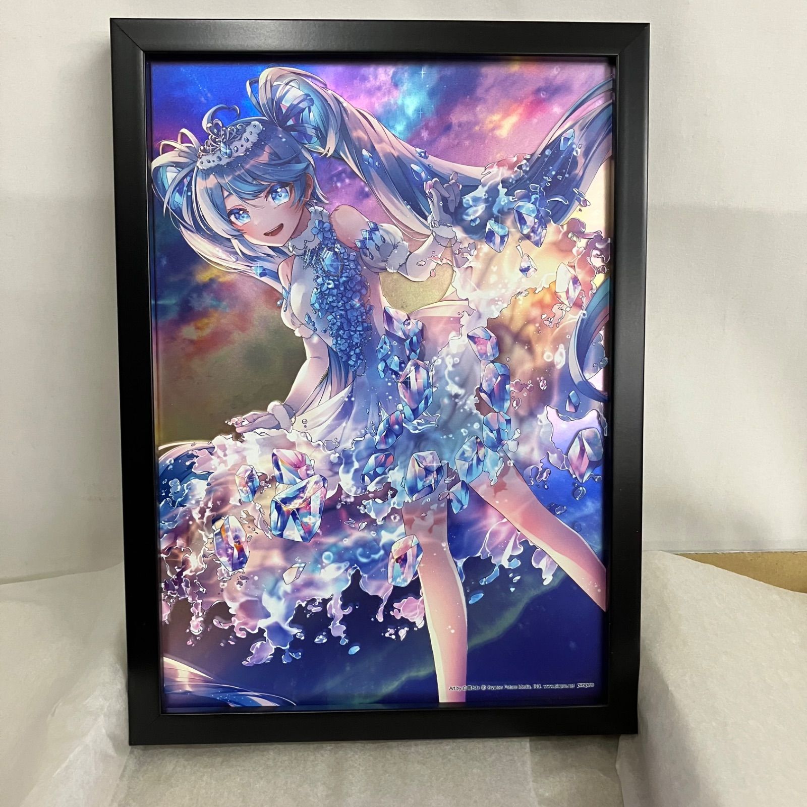 未開封 初音ミク デザインA B5 パブミラー 白雪とわ YL6063 c117