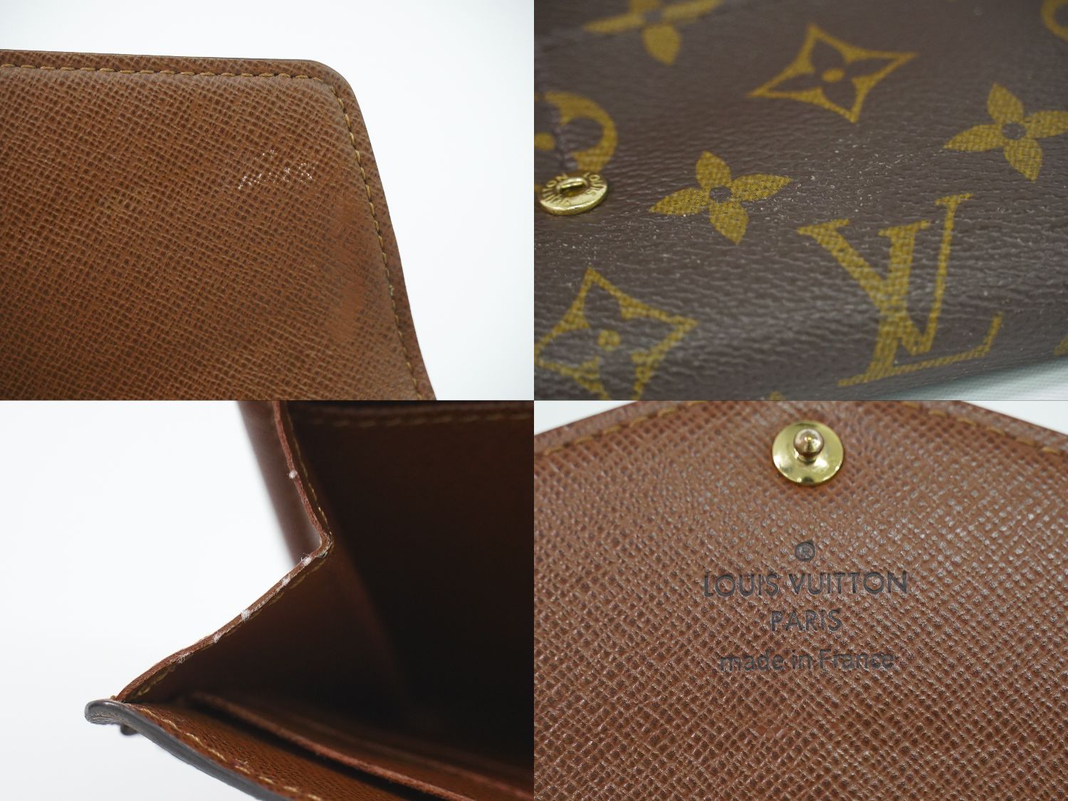 本物 ルイヴィトン LOUIS VUITTON LV ポルトフォイユサラ モノグラム 